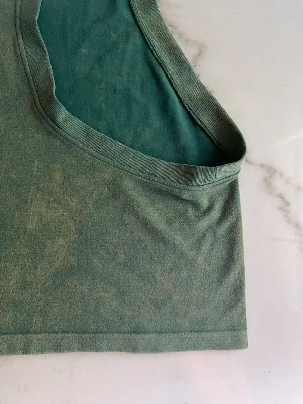 Free People Movement Too Good Tank Racer Back Washed Green - Image 13