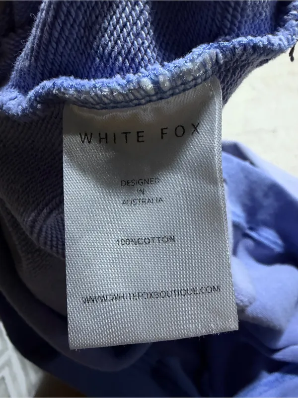 White fox boutique angel Vintage-Style Lavender Graphic Crewneck Sweatshirt s/m - Image 9