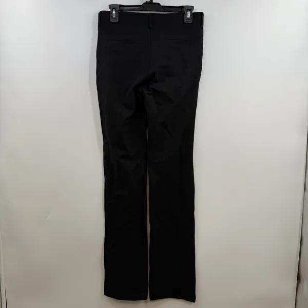 Betabrand Dress Pant Yoga Pants M Long Black Straight Leg Ponte 34 Inseam - Image 3