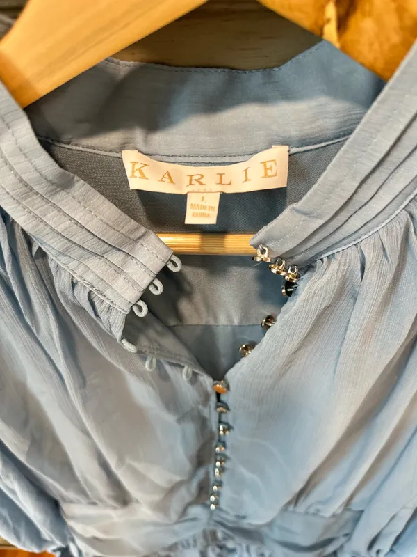Karlie Blue Dress - Image 7