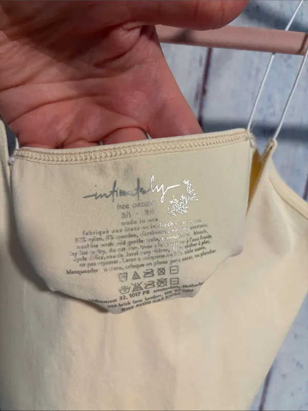 NWOT Intimately Free People Skinny Strap Seamless Brami - Image 2