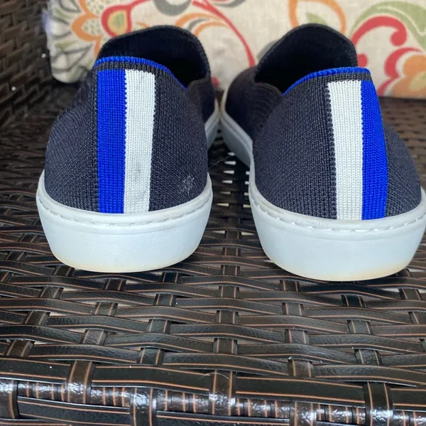 Rothy’s Navy The Original Slip On Sneaker Women’s size 7.5 - Image 2