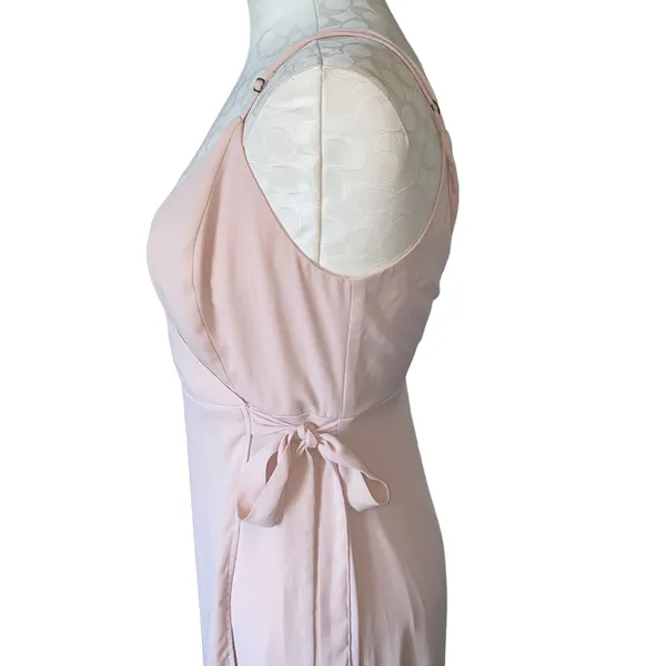 Show Me Your MuMu Mariah Wrap thin strap v-neck party barbiecore Dress Large - Image 5