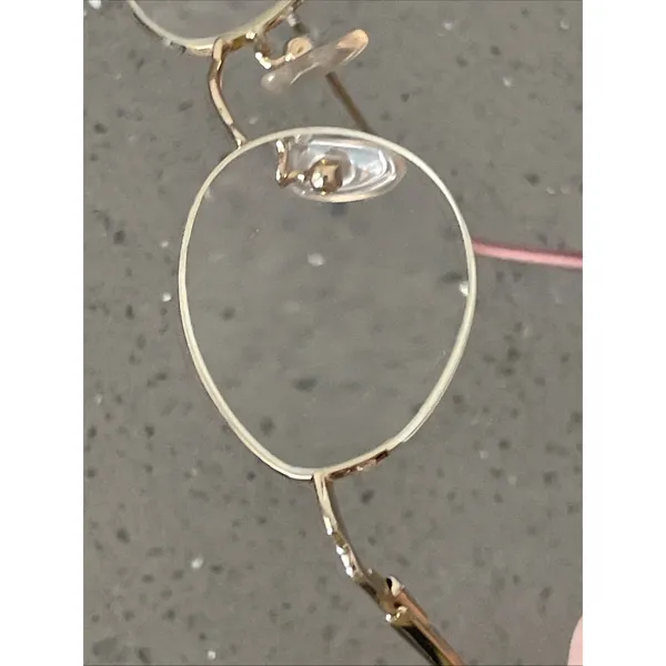 Nine West 21 Eyeglasses Frames ONLY 46-19-130 7FX Gold half rim pink tortoise - Image 11