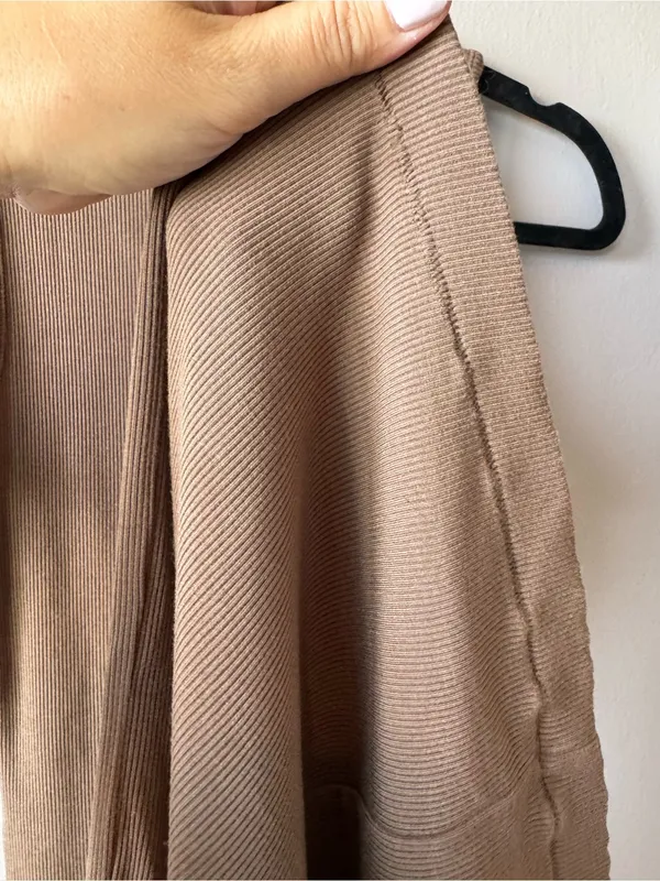 Skims Women’s Chocolate Brown‎ Sleeveless Ribbed Maxi Dress Size Small - Image 5