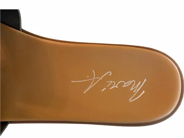 Mari A. H-Cutout Women’s Slide Sandals Dark Olive 6 1/2 NWT - Image 4