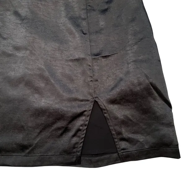 Altar'd State Black Mini Skirt‎ Women's XL Slit Micro Party Cocktail Whimsigoth - Image 2