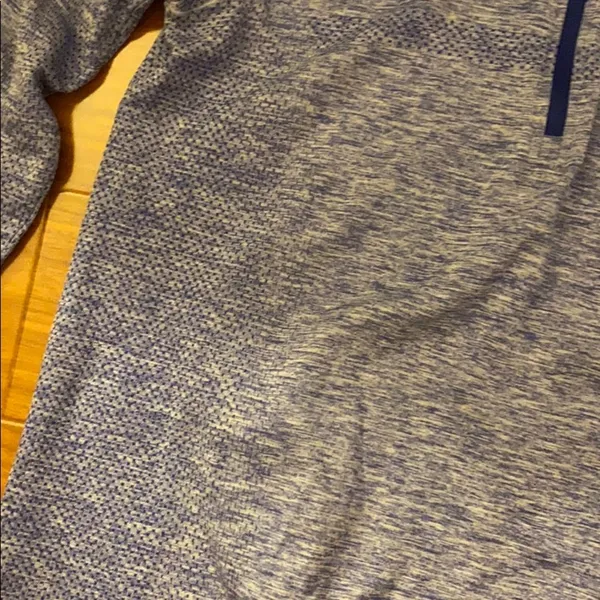 Nike Marled Purple Quarter Zip Pullover - Image 2