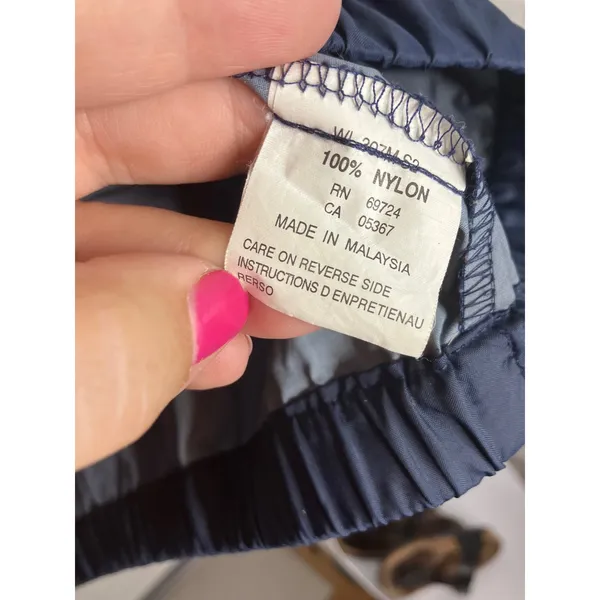 Columbia Windbreaker Womens L Blue Excellent Vintage 90s Colorblock Half Zip - Image 5