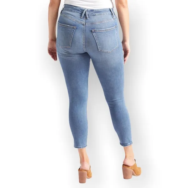 Good American Good Legs Distressed Crop Jeans - Image 13