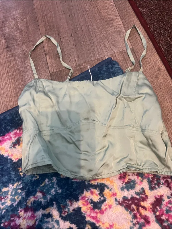 Aerie Light Green Women’s Satin Cami Top - Image 4