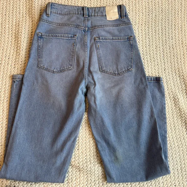 Zara High waisted blue ankle jeans - Image 2