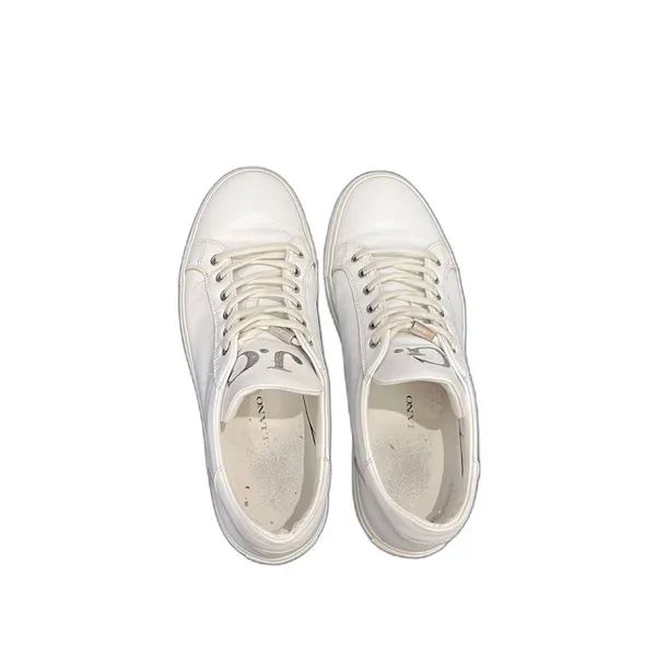 J.G. White Leather Women's Sneakers 41 10/10.5 - Image 4