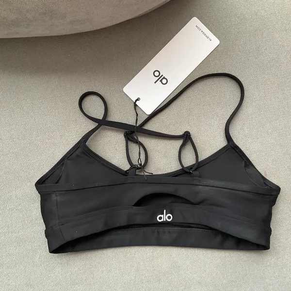 Alo Yoga Airlift Intrigue Bra Black XS - Image 4