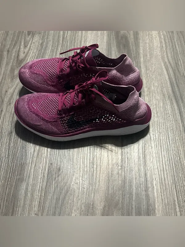 Nike Free Flyknit Pinkberry Sneakers Women’s Size 12 Stretch Running Shoes. - Image 4