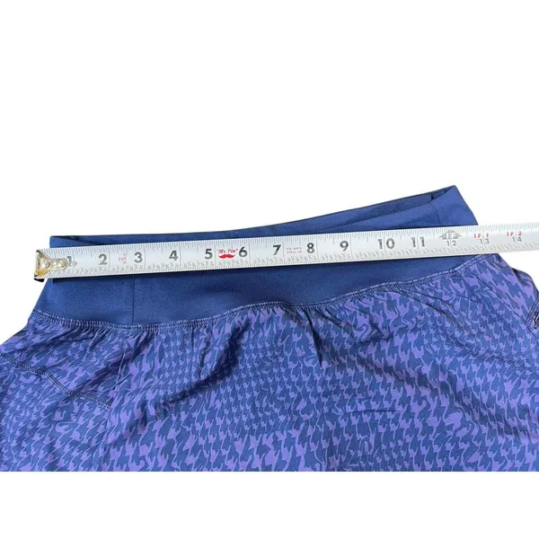 All In Motion Women’s XL (14/16) Purple Blue Houndstooth Active Skort - Image 8
