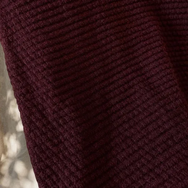 Goodfellow & Co. | Burgundy V-Neck Knit Sweater - Image 3