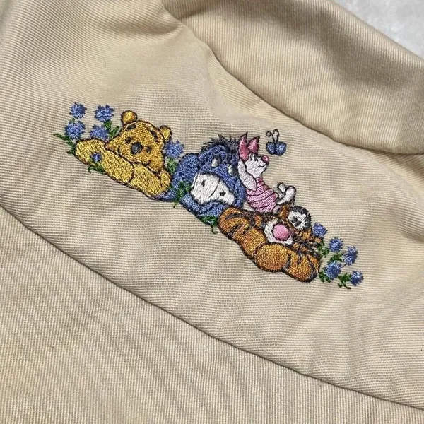 Disney Winnie The Pooh Characters Embroidered Bucket Hat - Image 2
