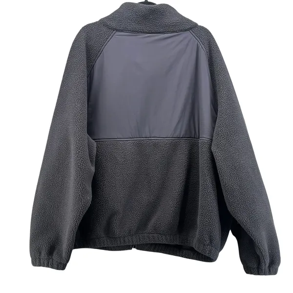 Blogilates Sherpa Fleece‎ Jacket Black 1X - Image 2