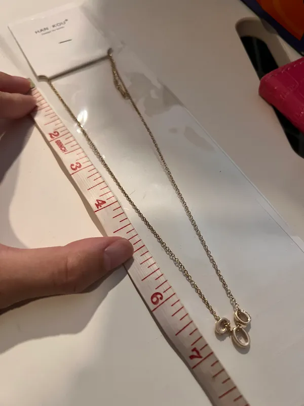 Gold ring pendant necklace women's fashion - Image 3