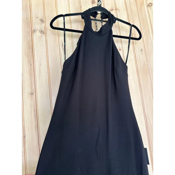NWT Lulus Chic Masterpiece Black Backless Trumpet Hem Midi Dress Party Dinner L - Image 4