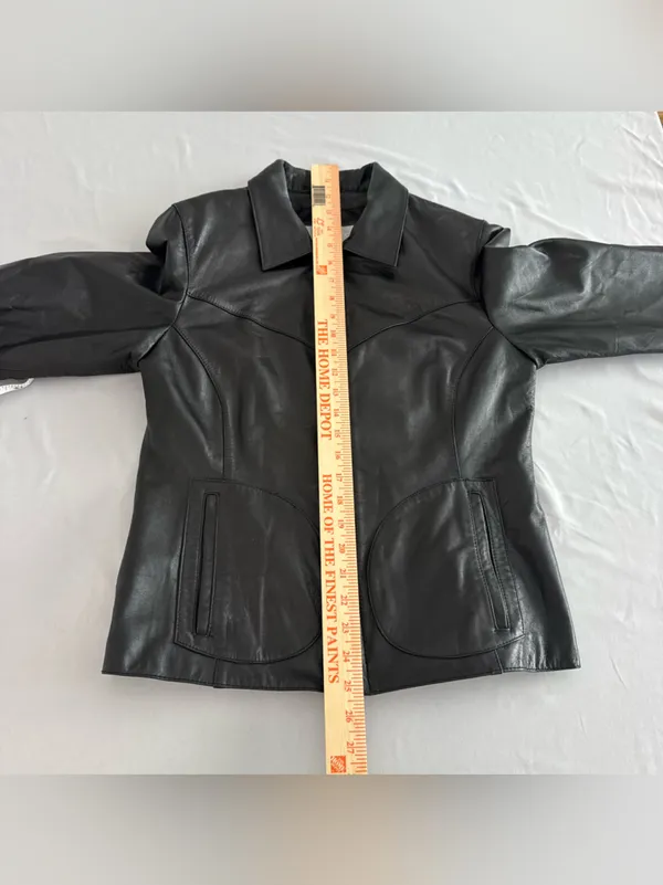 Vintage‎ Wilsons Leather Maxima Ladies Jacket 100% Leather Medium Black - Image 5