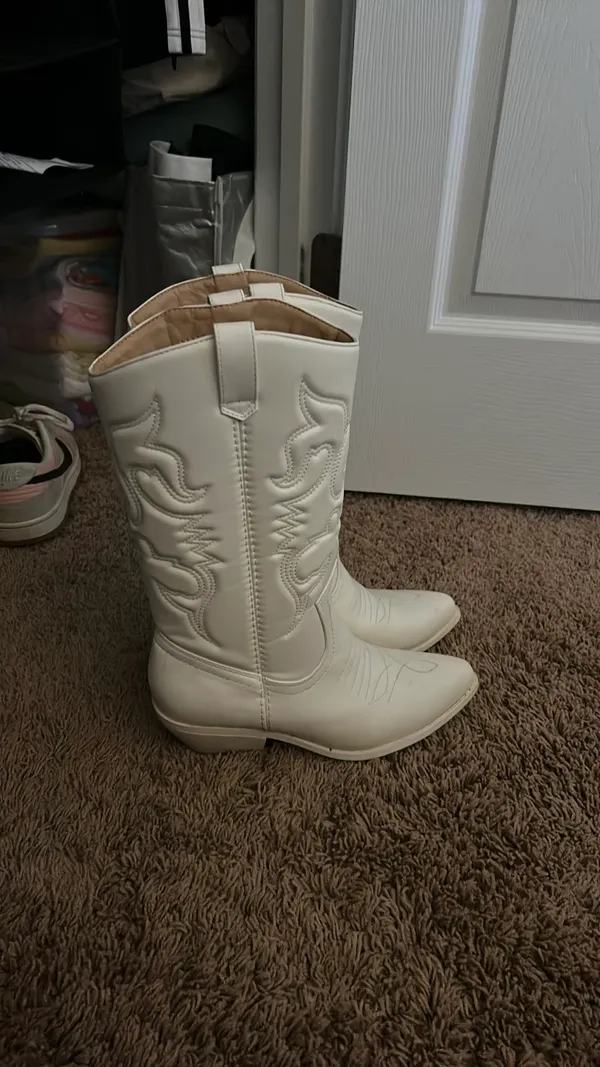 White Soda Cowboy Boots - Image 2