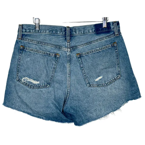 NEW Abercrombie & Fitch Curve Love Boyfriend Short Mid Rise Jean Shorts Sz 30 10 - Image 2