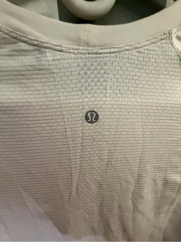 Lululemon Lightweight White Long Sleeve running Top - Image 6