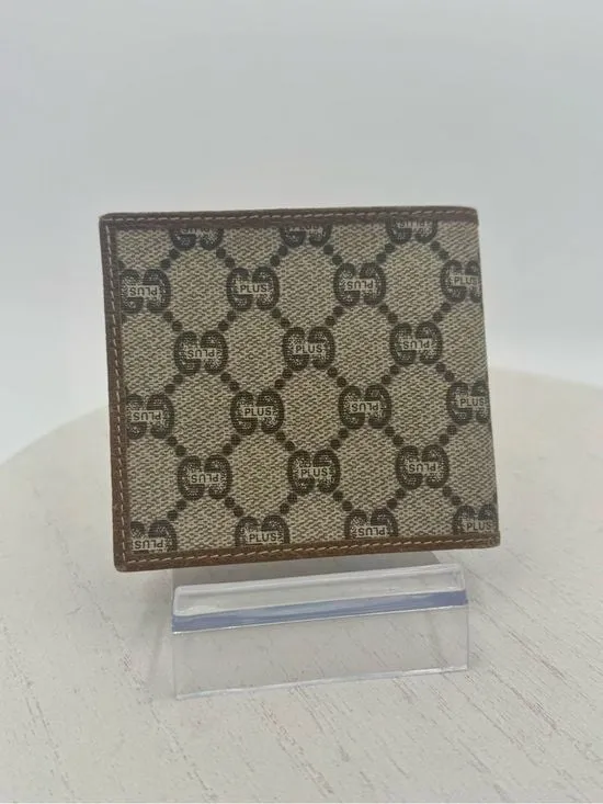 GUCCI Plus Vintage GG Supreme Bifold Wallet Circa 1970s-1980s - Image 2