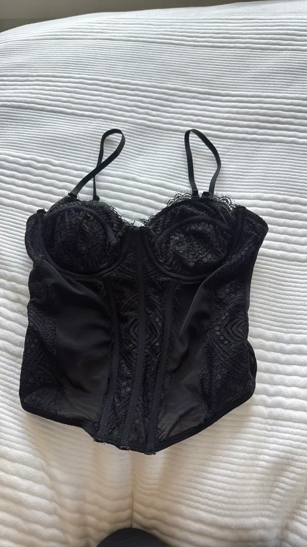 Garage Corset Top Black - Image 3