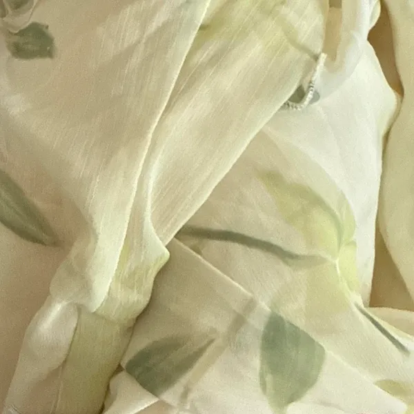 Princess Polly Been Away floral green frill maxi dress - Image 6