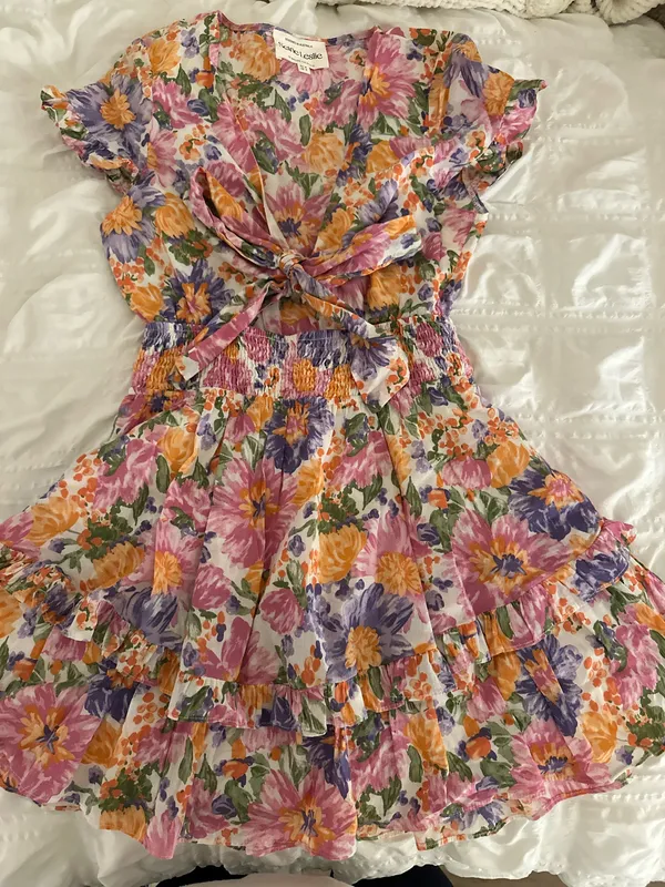 Selfie Leslie Floral Mini Dress - Image 2