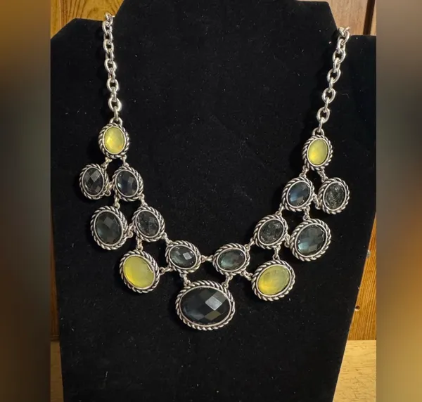Dana Buchman Statement Silver Tone Accented Necklace - Image 2