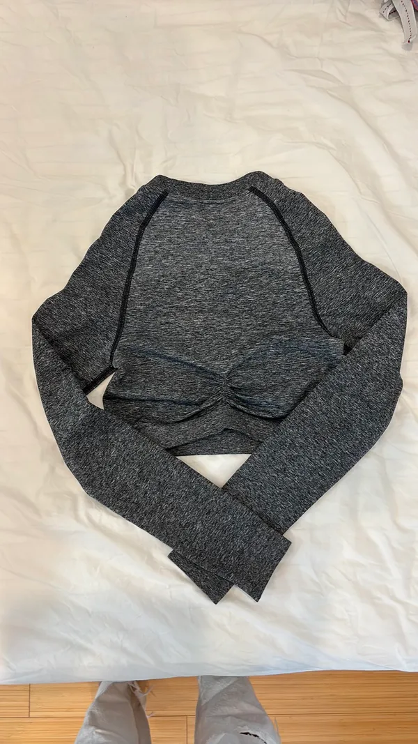 Gymshark Cropped Top Long Sleeve - Image 2