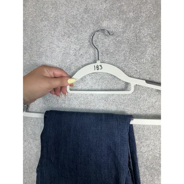 Hudson Gray Hudson Jeans Women's Size 31 Blue Collin Low Rise Skinny Button Flap - Image 12