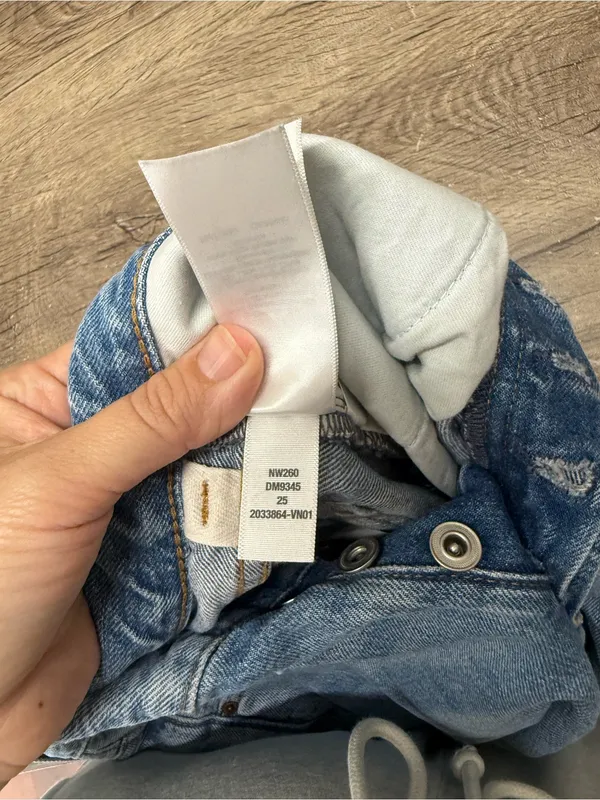 Madewell The Dean Easy Straight Jean size 25 - Image 6