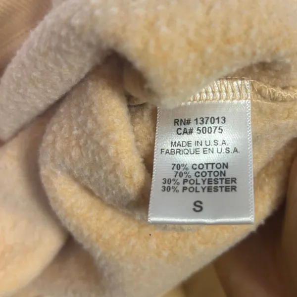 Wild Fox Tie Dye Peach And White‎ Cropped Sweatshirt Size Small - Image 8