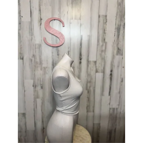 Garage White crop top size small - Image 2