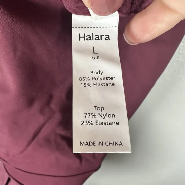 NEW Halara Breezeful Backless‎ Side Zipper Pocket Wide Leg Quick Dry Jumpsuit LT - Image 8