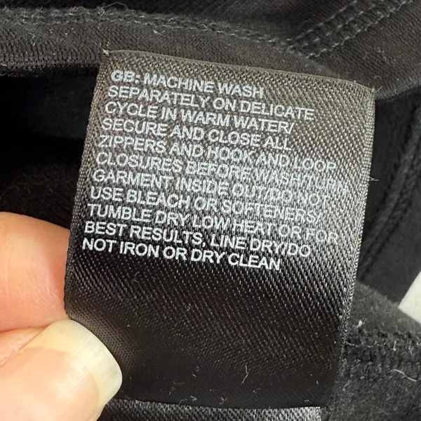 The North Face Pullover Lightweight 1/4 Zip Athletic Top‎ Black Gray Womens M - Image 8