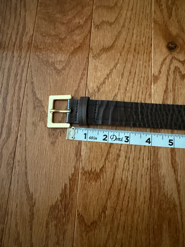 New Genuine 100% Bovine Leather Woman’s Belt, Made in Spain, Sz S - Image 8