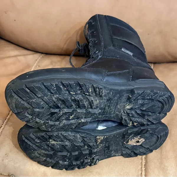 First‎ Black Combat Boots Size 8 - Image 6