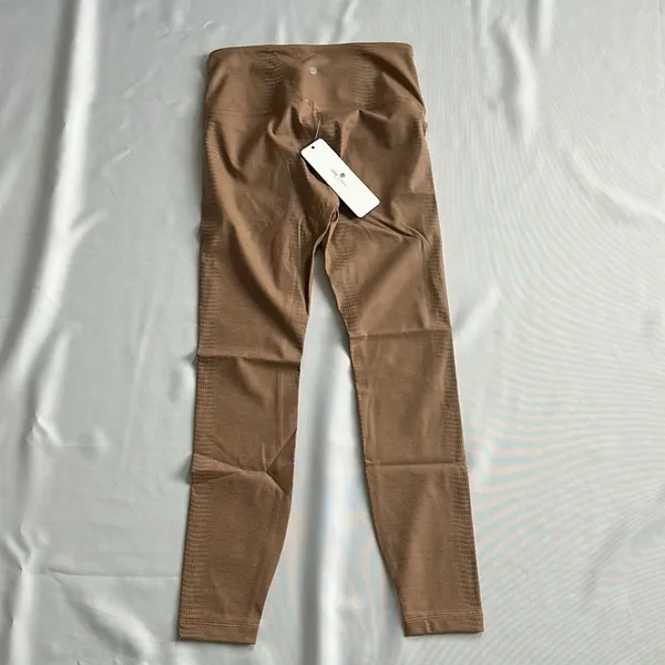 NWT CRZ‎ YOGA Nude Matte Faux Leather Leggings "25 SZ XS - Image 8