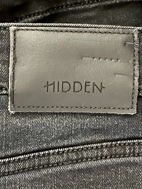 Hidden Long Dark Wash Denim Skirt, M - Image 9