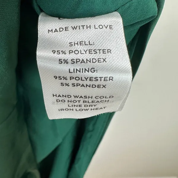 Lulus Graceful Sophistication Emerald Green Satin Tie-Strap Midi Dress XL NWT - Image 8