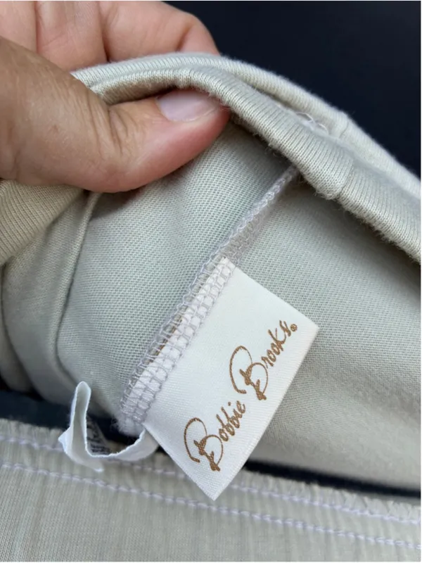 Bobbie Brooks Beige Midi Skirt Size Medium Cotton Polyester - Image 4
