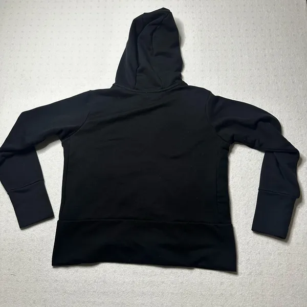 Nike Dri-FIT Full Zip Hoodie – Women’s Small – Black Cropped Athletic Jacket - Image 2