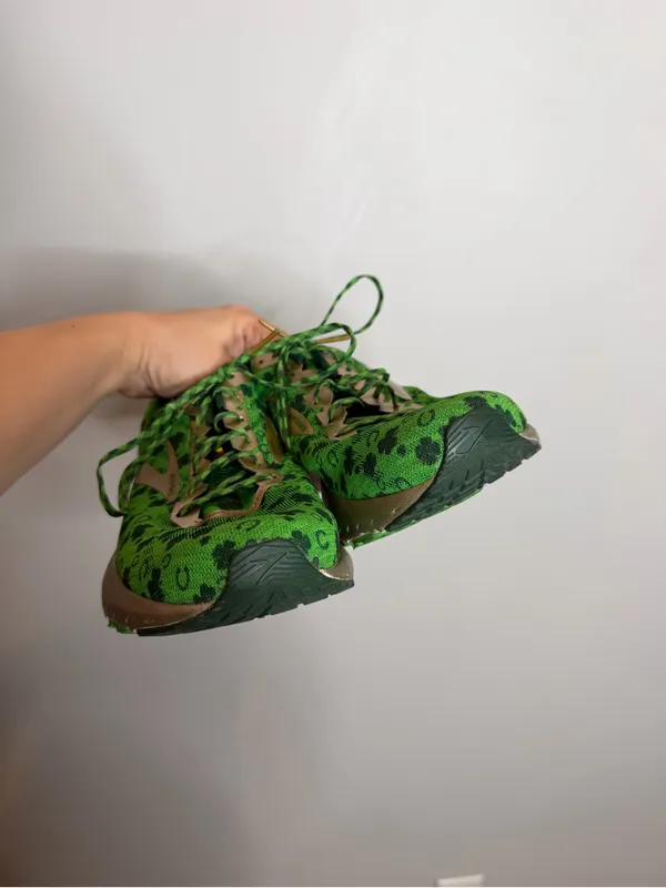 Brooks Brothers Brooks Launch 6 Run Lucky Womens 10 Green Gold Shamrock St Patricks Sneakers - Image 4