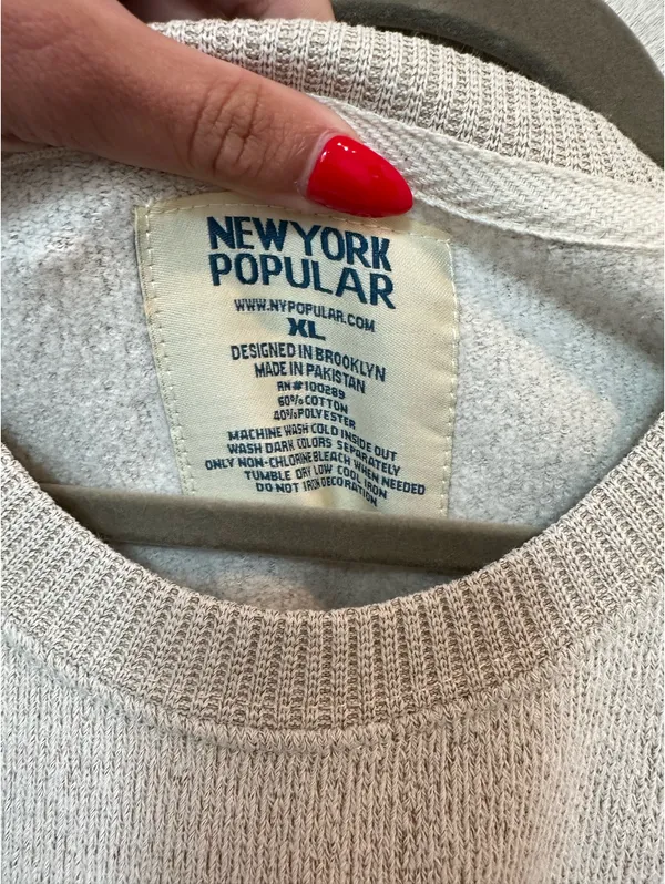 Richmond Sweatshirt Gray Size XL - Image 4
